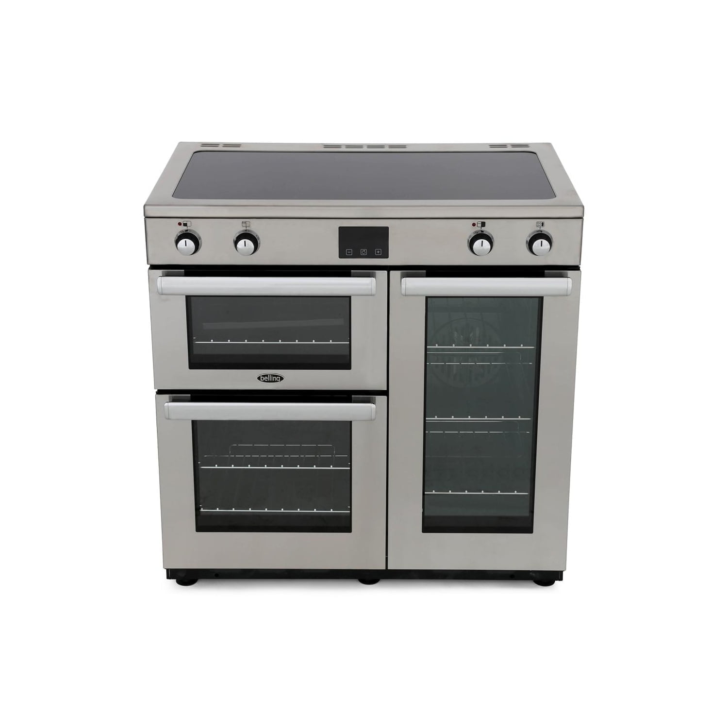 Belling Cookcentre 90Ei PROF Stainless Steel 90cm Electric Induction Range Cooker