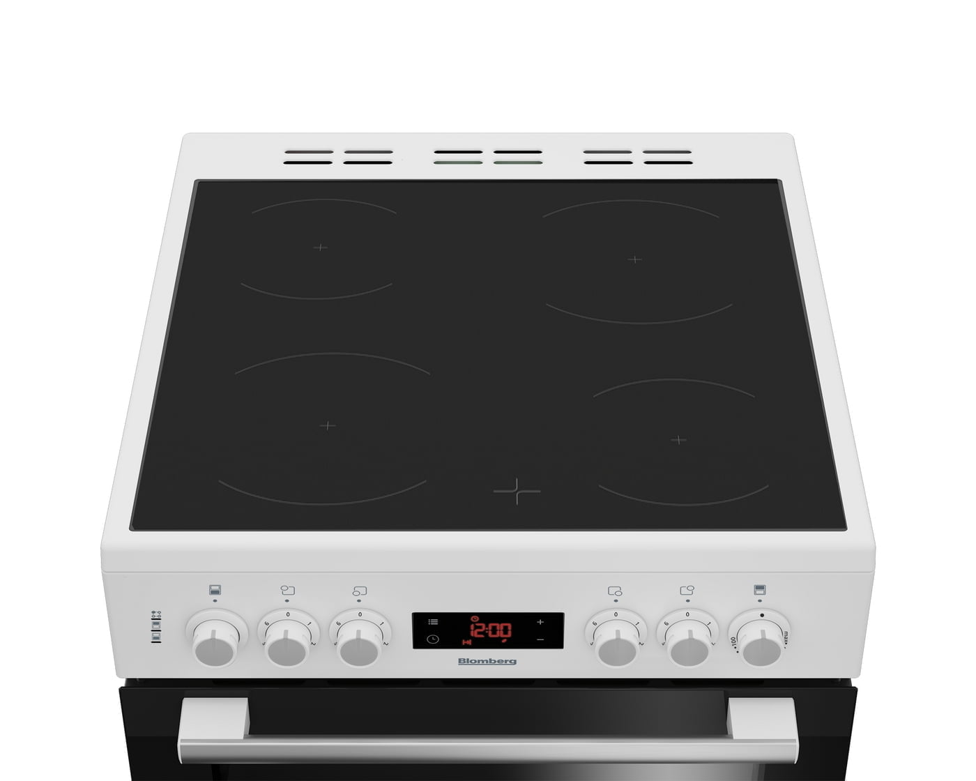 Blomberg HKN65W 60cm Electric Double Oven with Ceramic Hob - White