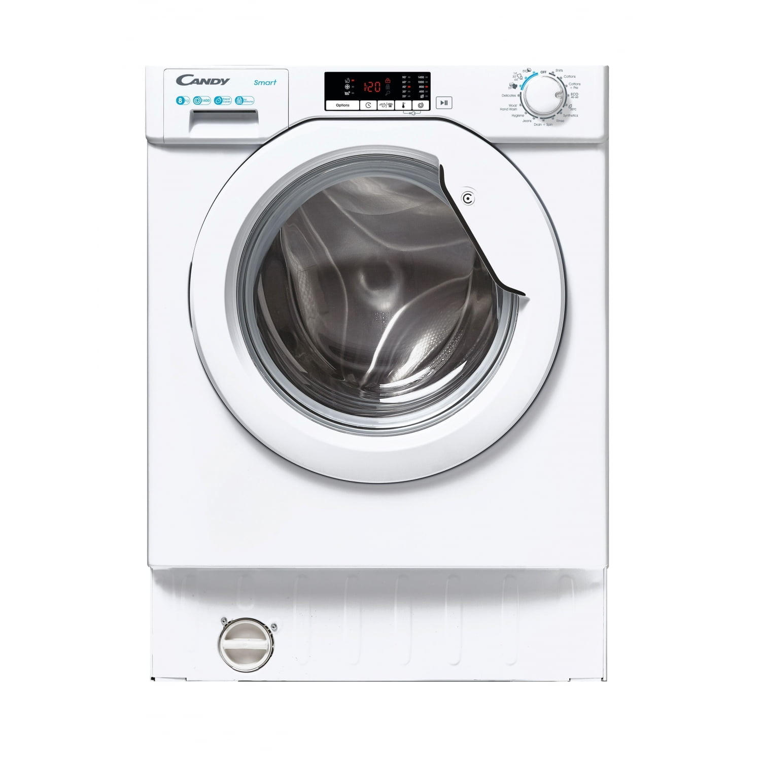 Candy  CBW 48D2E Integrated 8 kg 1400 Spin Washing Machine