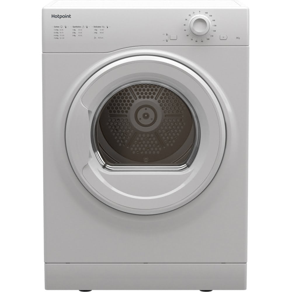 Hotpoint H1D80WUK 8Kg Vented Tumble Dryer - White