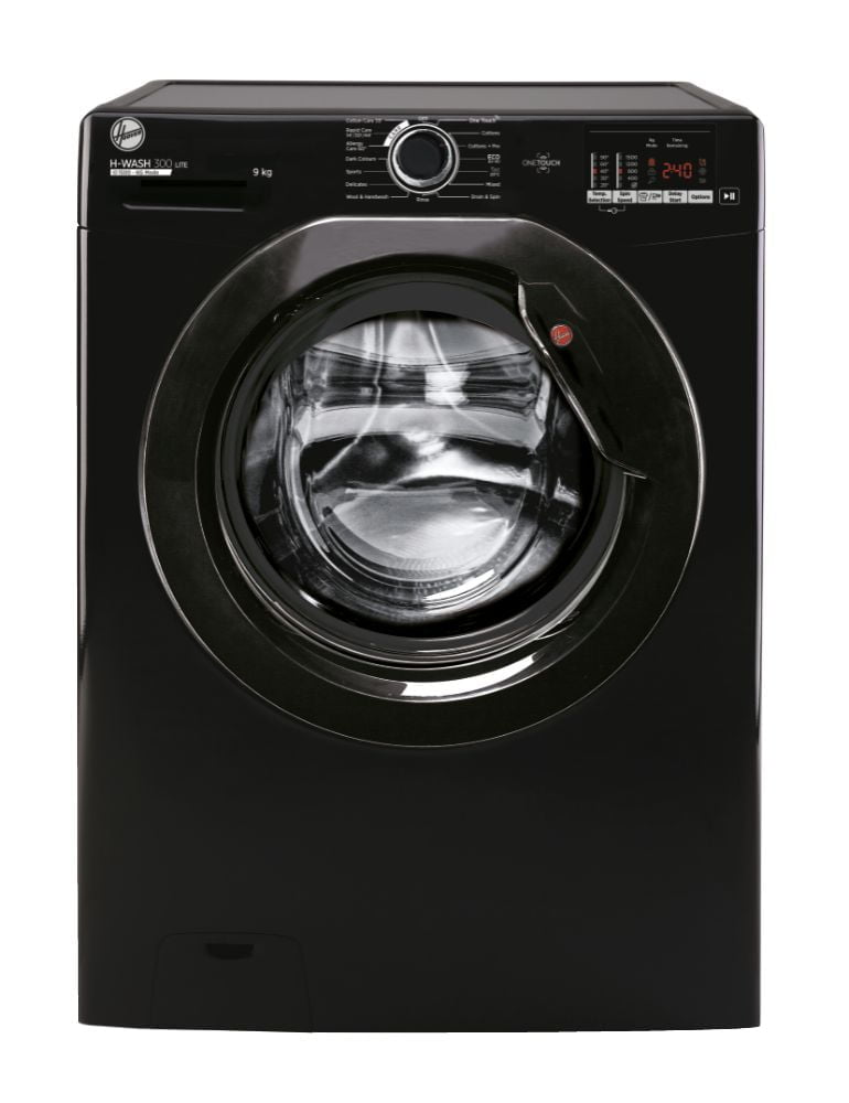 HOOVER H3W592DBBE 9kg 1500 Spin  One Touch Washing Machine - Black