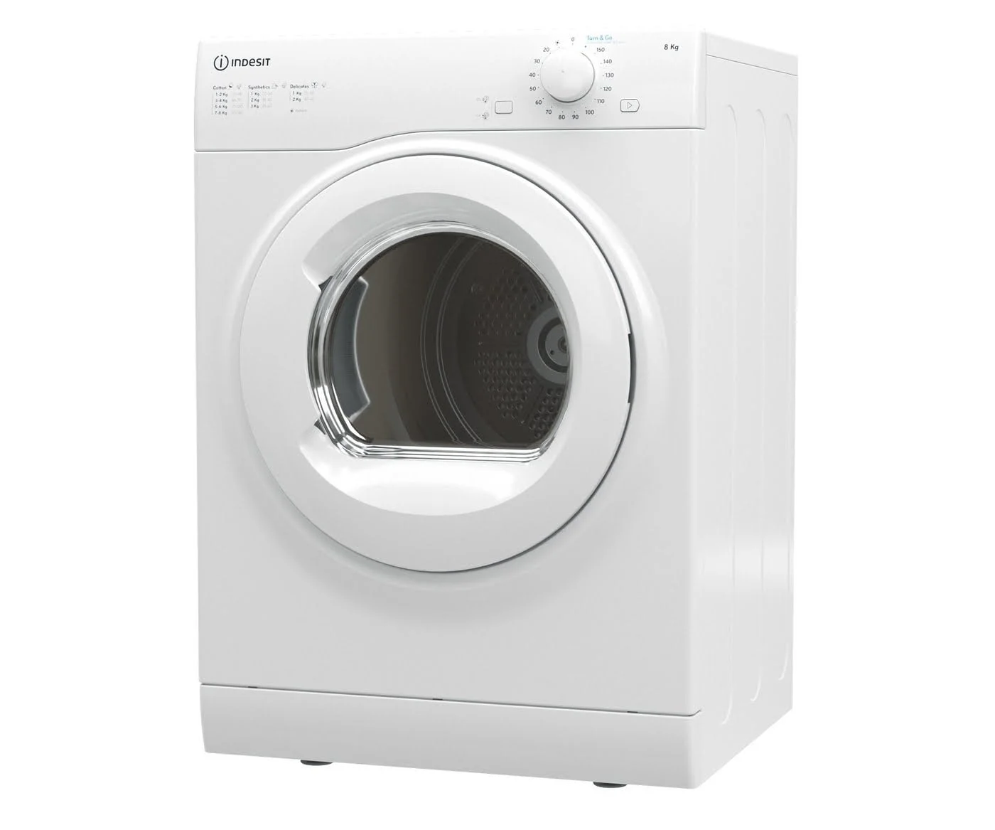 Indesit I1D80WUK 8kg Air-Vented Tumble Dryer - White