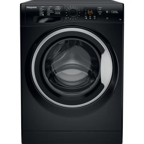 Hotpoint NSWF743UBS Black  7kg 1400 rpm Washing Machine