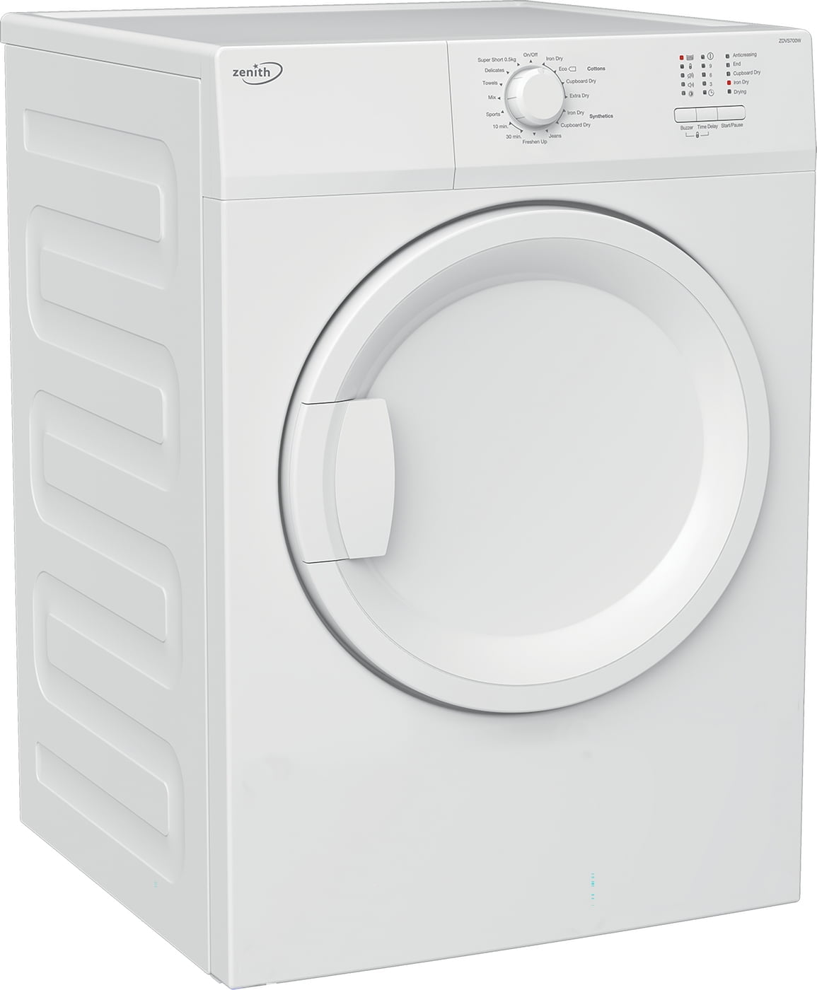 Zenith ZDVS700W 7kg Vented Tumble Dryer - White