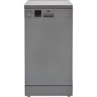 Beko DVS04020S Slimline Dishwasher - Silver