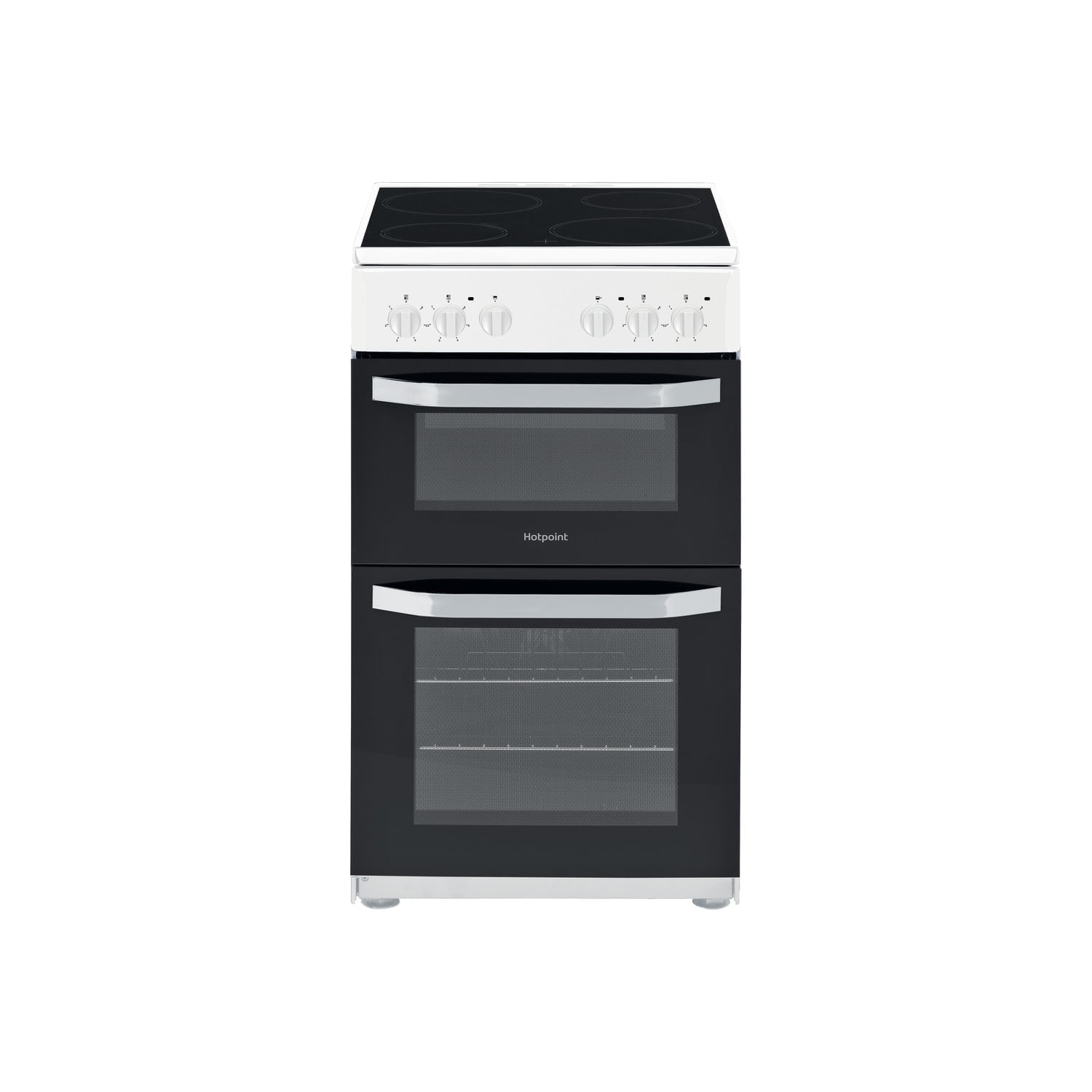 Hotpoint HD5V92KCW/UK Ceramic Electric Cooker Separate Grill - White