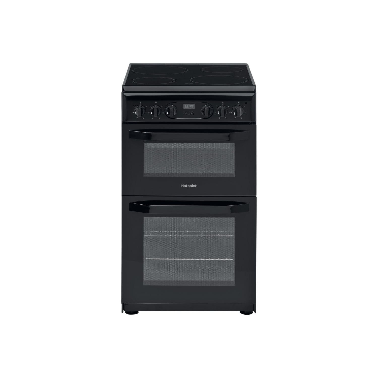 HOTPOINT HD5V93CCB/UK Ceramic Electric Cooker Double Oven - Black