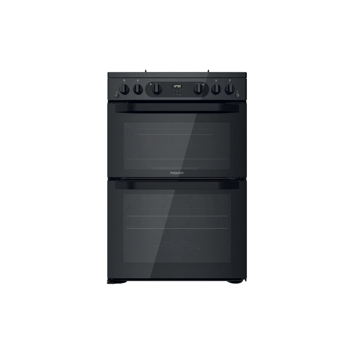 Hotpoint HDM67G0CMB/UK Double Cooker - Black
