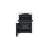 Hotpoint HDM67V9HCX/UK Ceramic Electric Cooker with Double Oven - Inox