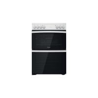 Indesit ID67V9KMW/UK Ceramic Electric Cooker with Double Oven