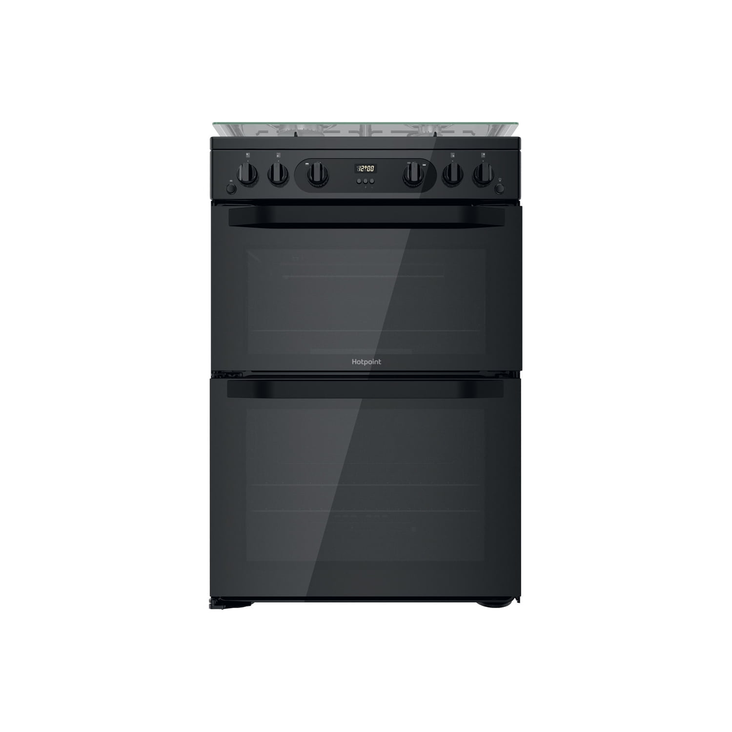 Hotpoint HDM67G0CCB/UK Gas Cooker - Black - A+/A+ Rated