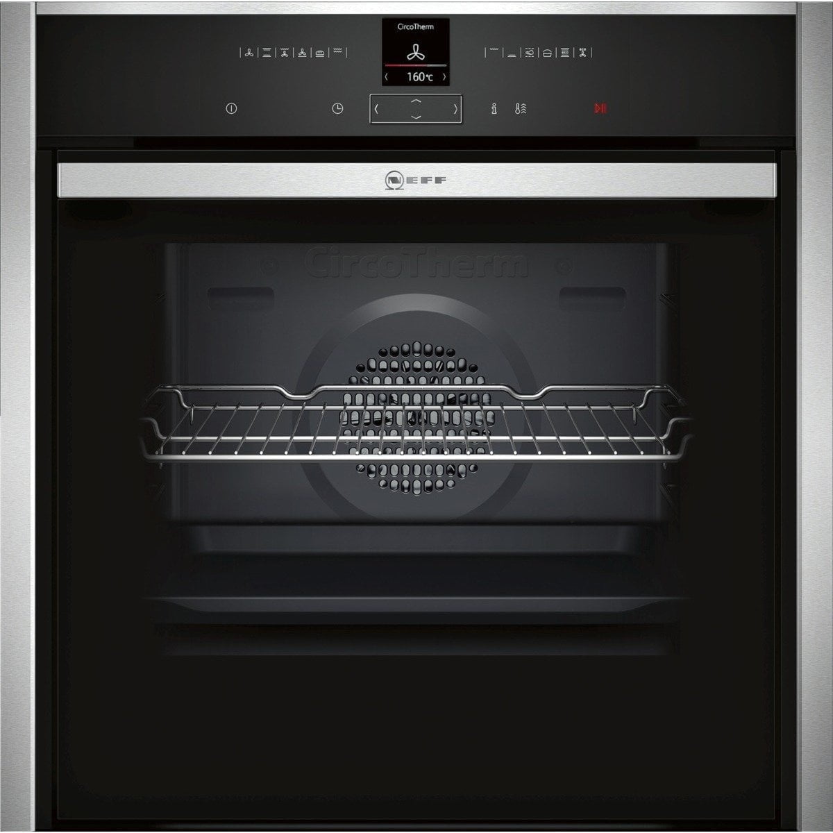 Neff B57CR23N0B 59.6cm Built In Electric Single Oven - Stainless Steel
