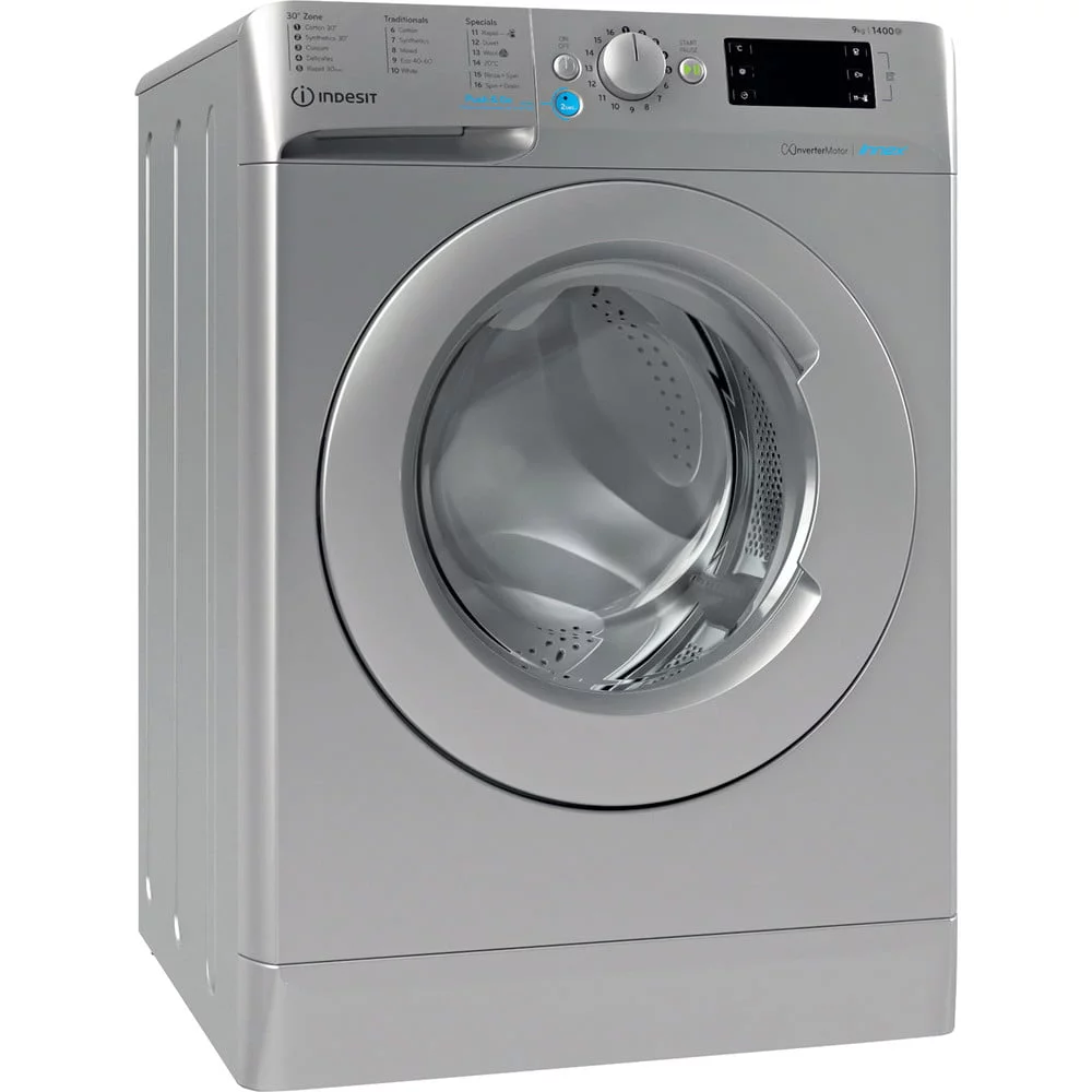 Indesit BWE91496X S UK A Rated Washing Machine Silver Kenberne