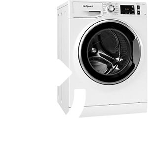 Midea MF100W70  59.5cm 7kg/1200 Spin Washing Machine – White