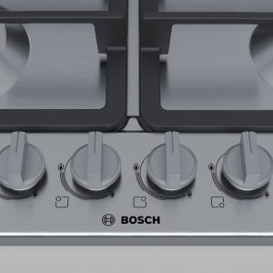 Bosch PGP6B5B90 58.2cm Gas Hob - Stainless Steel