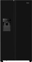 Hisense RS694N4TBE 91cm American Style Fridge Freezer - Black