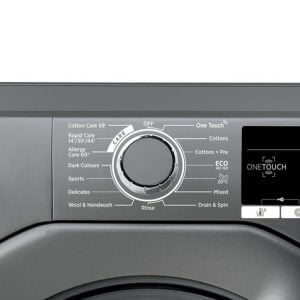 Hoover H3W58TGGE 8kg 1500 Spin Washing Machine with NFC Connection - Graphite