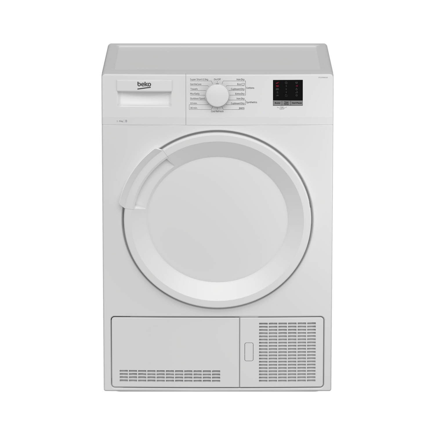 Beko DTLCE90051W 9KG Condenser Tumble Dryer - White