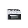 Statesman GTL50W 50Cm Twin Cavity Gas Cooker With Lid In White