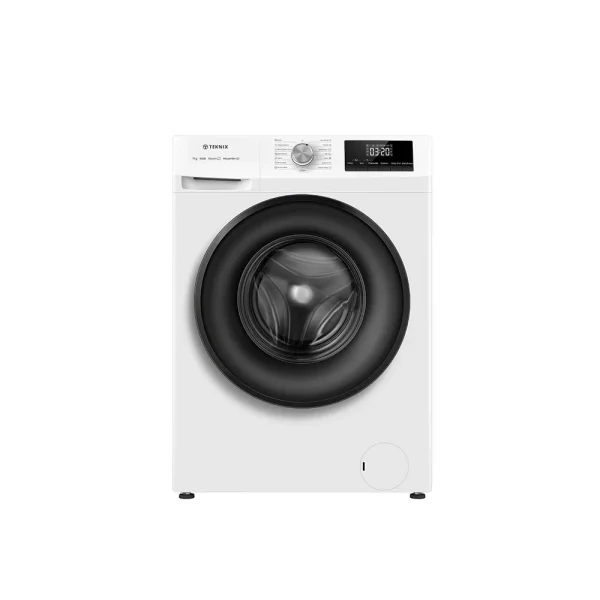 Teknix TK2W714HW, 7kg 1400spin Freestanding Washer, White (46.5cm Slim  Depth)