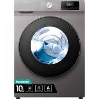 Hisense 3 Series WFQA1014EVJMT 10kg Washing Machine with 1400 rpm – Titanium – A Rated