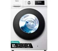 Hisense WFQA1014EVJM 3 Series Washing Machine, 10kg, 1400 Spin, White, A Rated