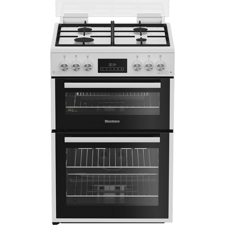 Blomberg GGRN655W 60cm Double Oven Gas Cooker with Gas Hob - White