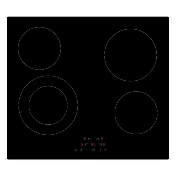 Statesman CHZ460T 60cm 4 Zone Ceramic  Hob Touch Control Black