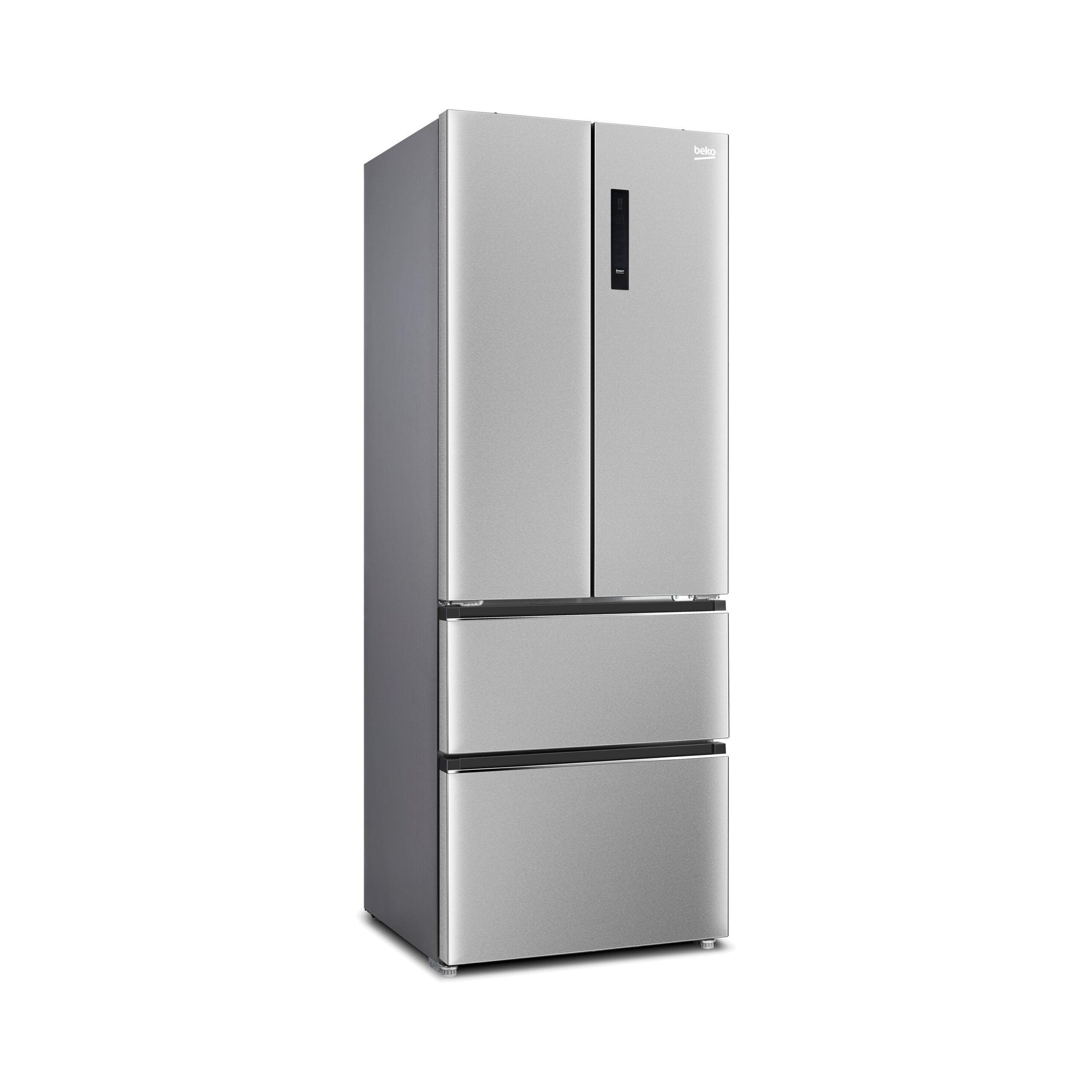 Beko GN14790PX Frost Free American Fridge Freezer – Brushed Steel – E Rated