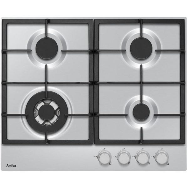 Amica AHG6200SS Stainless Steel 60cm 4 Burner Gas Hob