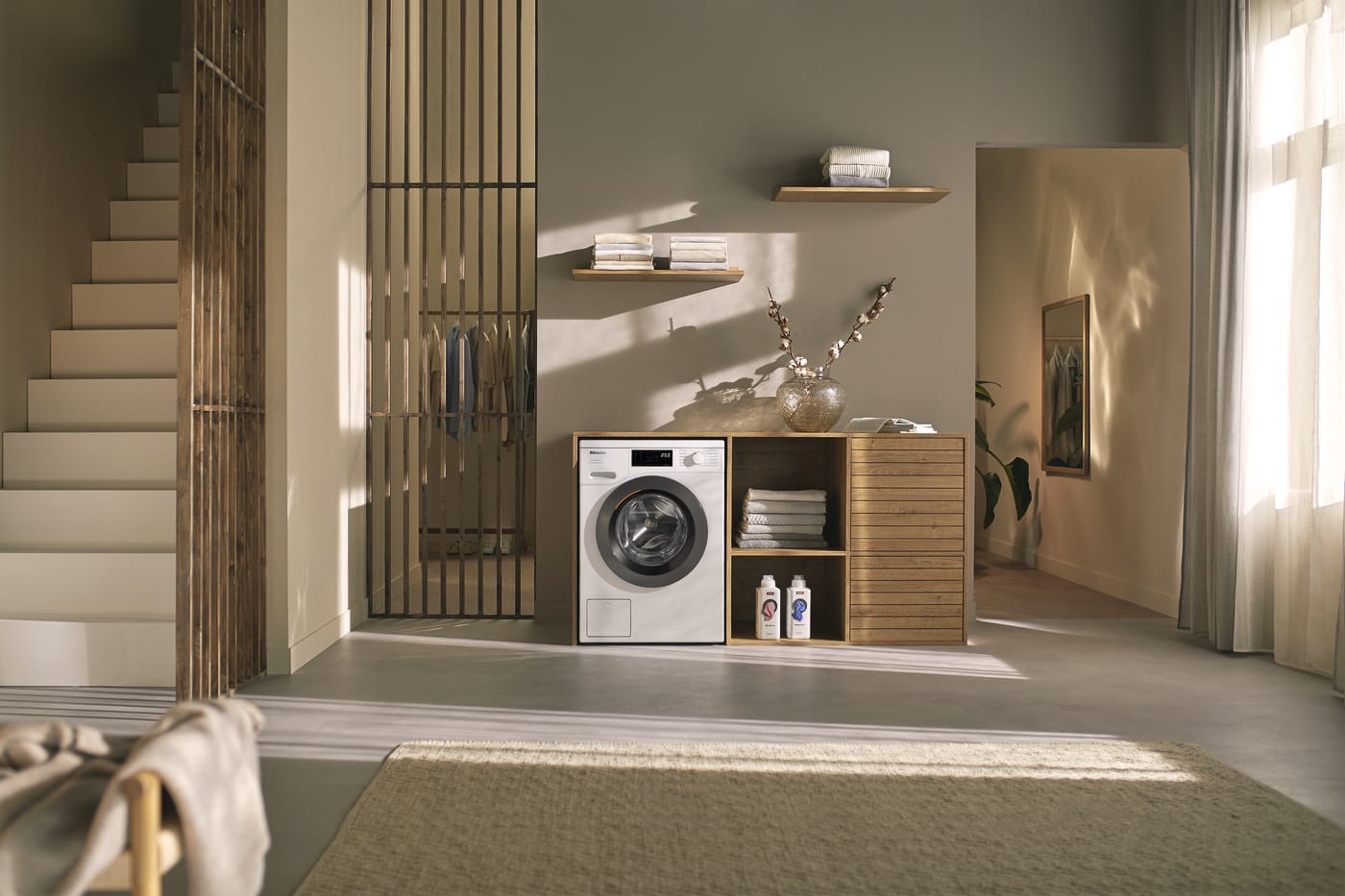 Miele WEB365 WCS 8kg 1400 Spin Washing Machine - Lotus White